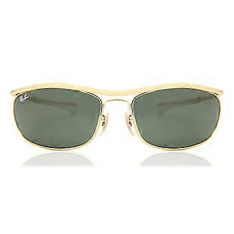 Ray-Ban RB3119M Olympian I Deluxe 001/31 Full Rim Gold Unisex Oval Sunglasses UV3 Original