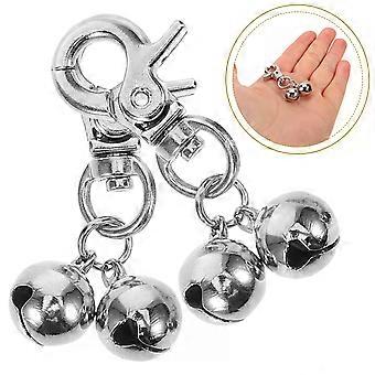 2 stuks huisdierhalsbandbelletjes, accessoires voor hondenhalsbanden, kattenbenodigdheden, metalen decoratieve belletjes, hangende doe-het-zelf puppyhangertjes, huisdierproducten