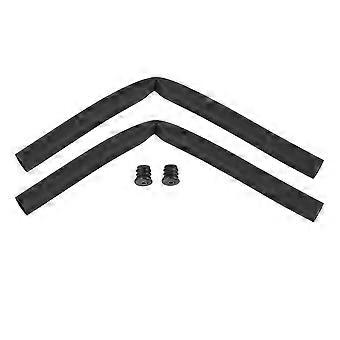 2 Pieces Bicycle Tube Sponge Foam Rubber Handlebar Grips Cover + Plug