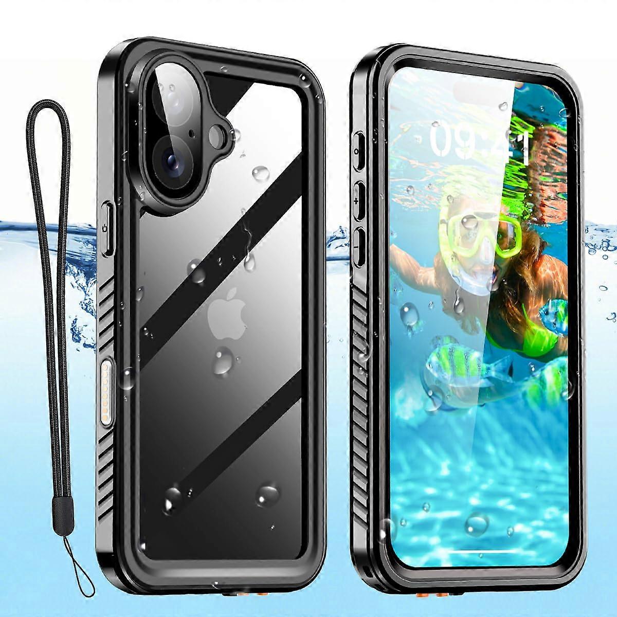 Waterproof Case Compatible with iPhone 16
