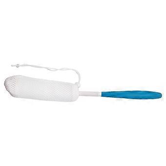 Back Shower Brush Easy-To-Reach Body Brush with Non-Slip Handle Long Curved Shower Brush Suitable for Elderly Shower JH3