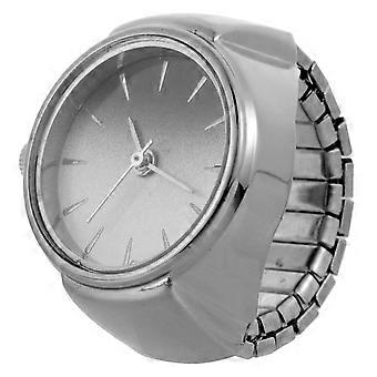 Fashion Ring Watch Finger Watch for Decoration 3Pcs Silver Jewelry