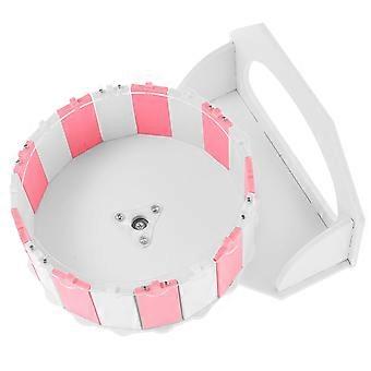 Hamsterrad, kleines Haustier-Trainingsrad, 1 Set, PVC, Rosa