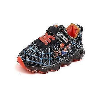 Kids Sports Shoes Spiderman Lighted Sneakers Children Led Luminous Shoes For BoysKids Sports Shoes Spiderman Lighted Sneakers Children Led Luminous Sh