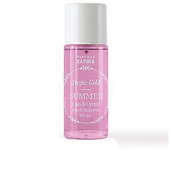 Parfums Saphir Tropic Gold Summer Hair &amp; Body Mist 100 Ml For Women