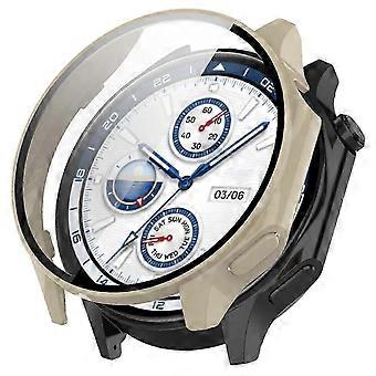 compatible with Oppo Watch X/ Watch 2 46mm Drop Protection Pc Watch Frame Cover With Tempered Glass Screen Film