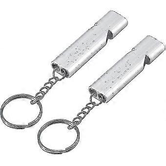Pet Whistles, 2pcs Stainless Steel Dog Training Whistle For Dogs Parrots Pigeon Gift