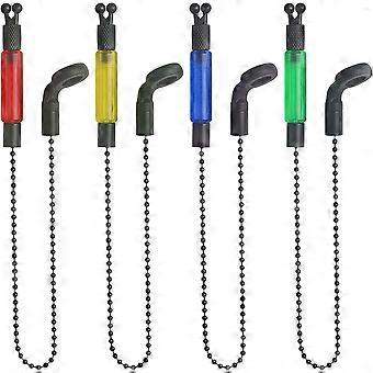 4 Pz Leggero Pesca Bobine Morso Allarme Bobine Carp Bobine Swingers Carpa Pesca Morso Indicatori per la pesca alla carpa Pesca notturna Carpa Accessori Outd
