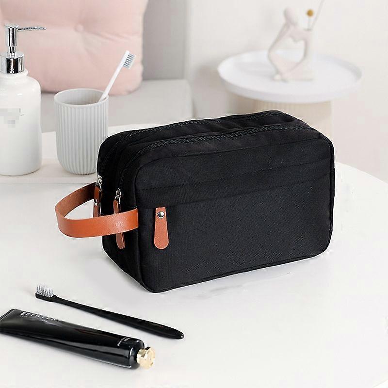 Men Double-layer Travel Toiletry Bag