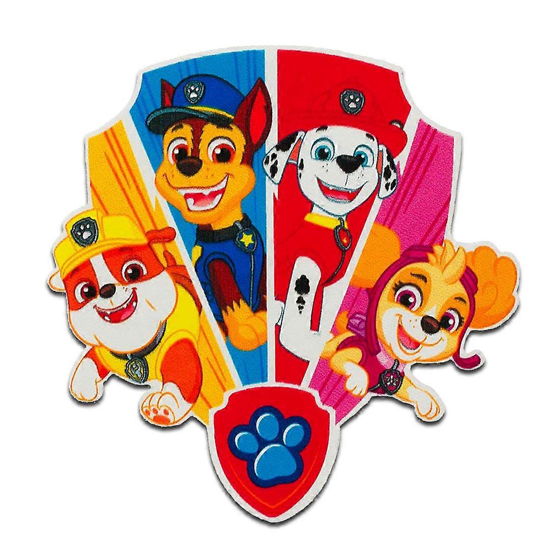 Paw Patrol Team - patch, iron-on patch, iron-on patch, size: 7.2 x 7.2 cm