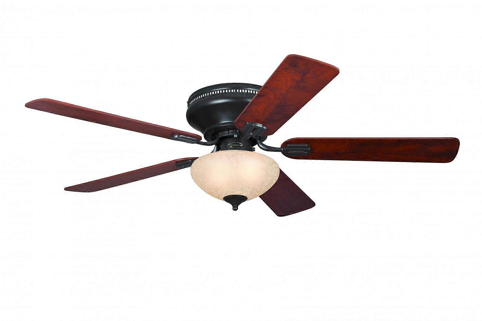Stropní ventilátor Everett espresso 132cm/52 "se světlem