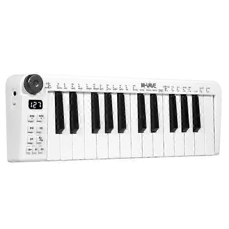 M-vave S-25mini - Rechargeable Portable Usb Keyboard Midi Controller