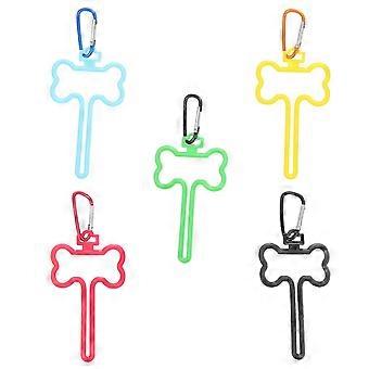 Pet Waste Bag Holder Clip compatible with Dog Poop Bag Fixing 10Pcs Durable ABS