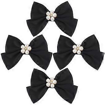 2 Pairs Bow Pearl Shoe Clips Shoe Buckle Shoe Decor Shoes Decorative  Accessories