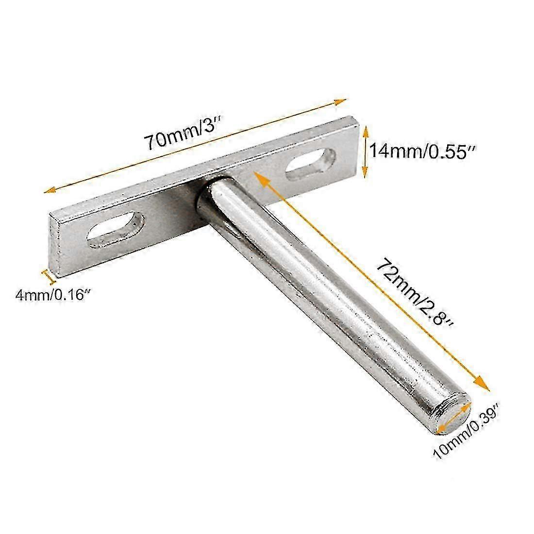 4 Pcs Floating Shelf Bracket Blind Shelf Bracket Hidden Brackets For Floating Shelves
