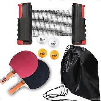 Post Tennis Sets Mini Draagbare Tafelbal Zwart