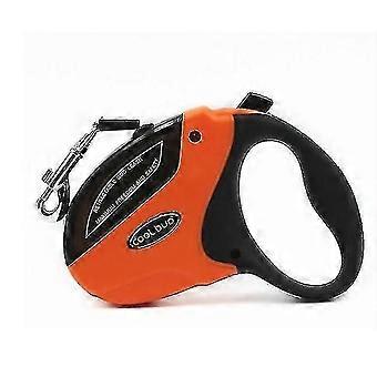 Pet leashes pet automatic extending dog leash 5m 50kg abs retractable traction rope walking lead roulette