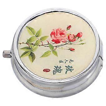Tragbarer fester Parfümbalsam für Damen mit Rosenduft, 12 g, Kompakt