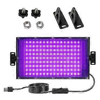 UV-uithardingslamp met 144 LED's, 395 nm, USB-compatibel, geschikt voor fluorescentiedetectie en UV-uitharding van hars.