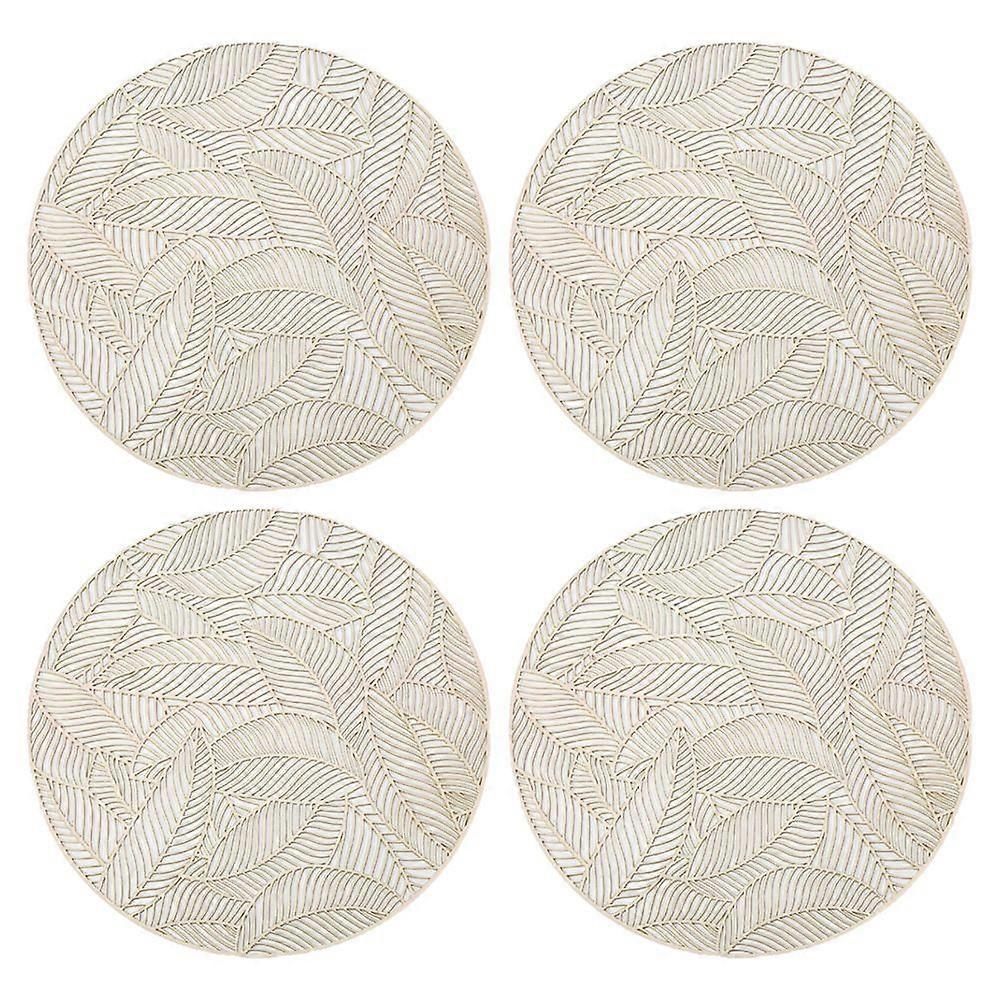 Metallic Leaf Design, Non Slip Heat