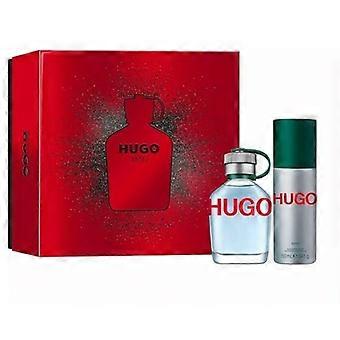 Set de regalo Hugo con Eau de Toilette de 75 ml y desodorante en spray de 150 ml y 75 ml.