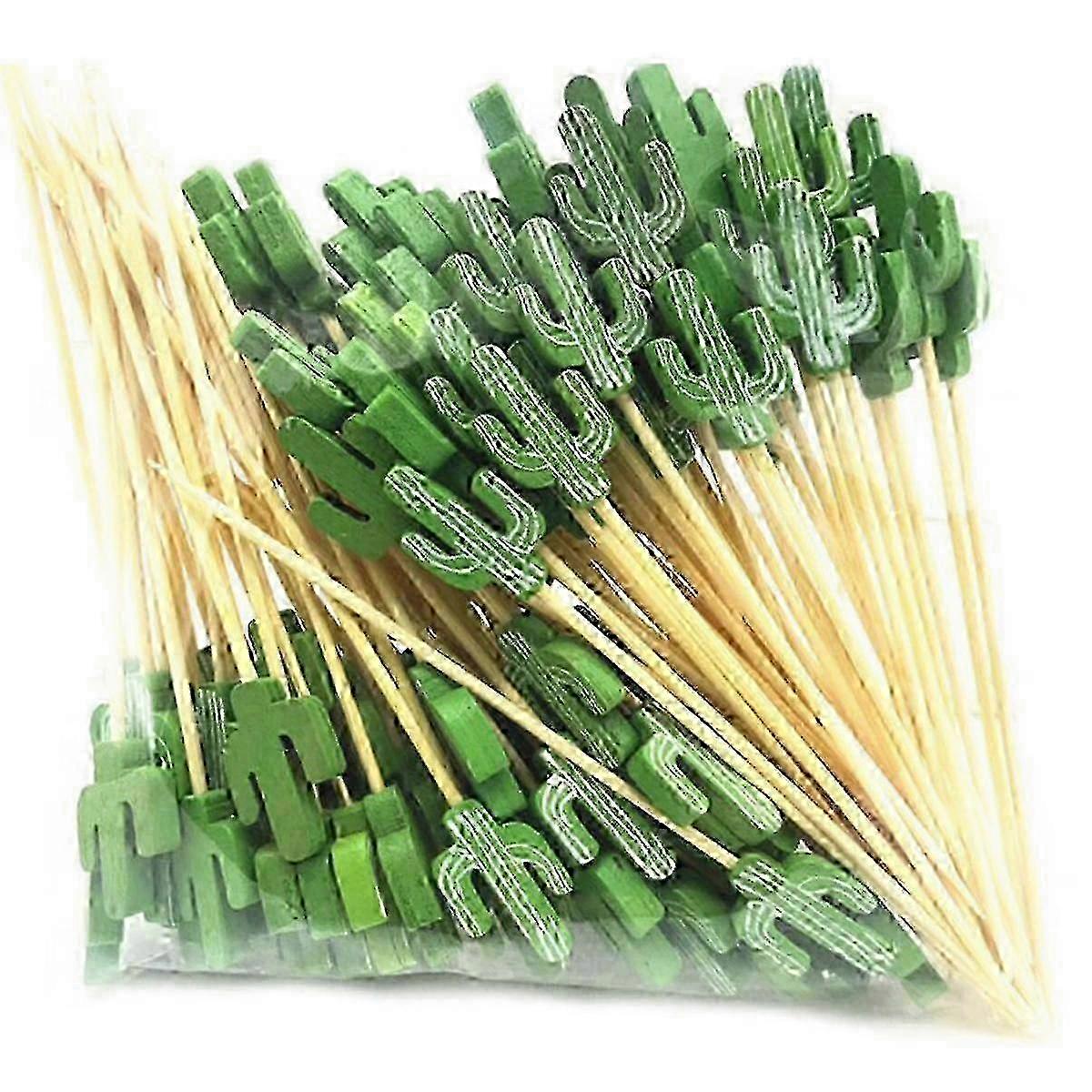 100pcs Sustainable Bamboo Serving Toothpicks