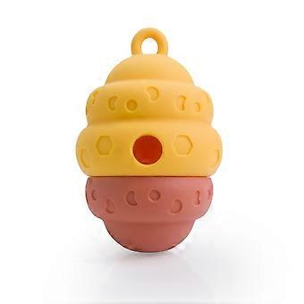 Rolling Food Dispenser Pet Toy, Interactive Honeycomb Foraging Puzzle for Cats and Dogs, 1pc Indoor Treat Ball for Training and Boredom Relief