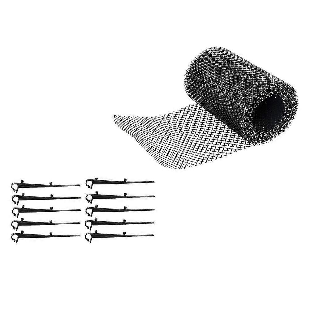 Plastic Gutter Guard Net for Anti-Falling Leaf Function 1Set
