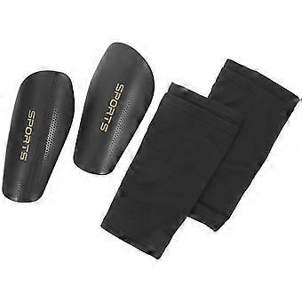 Soccer Shin Guard Protection Sock for Comfort 1Set Black Football Use