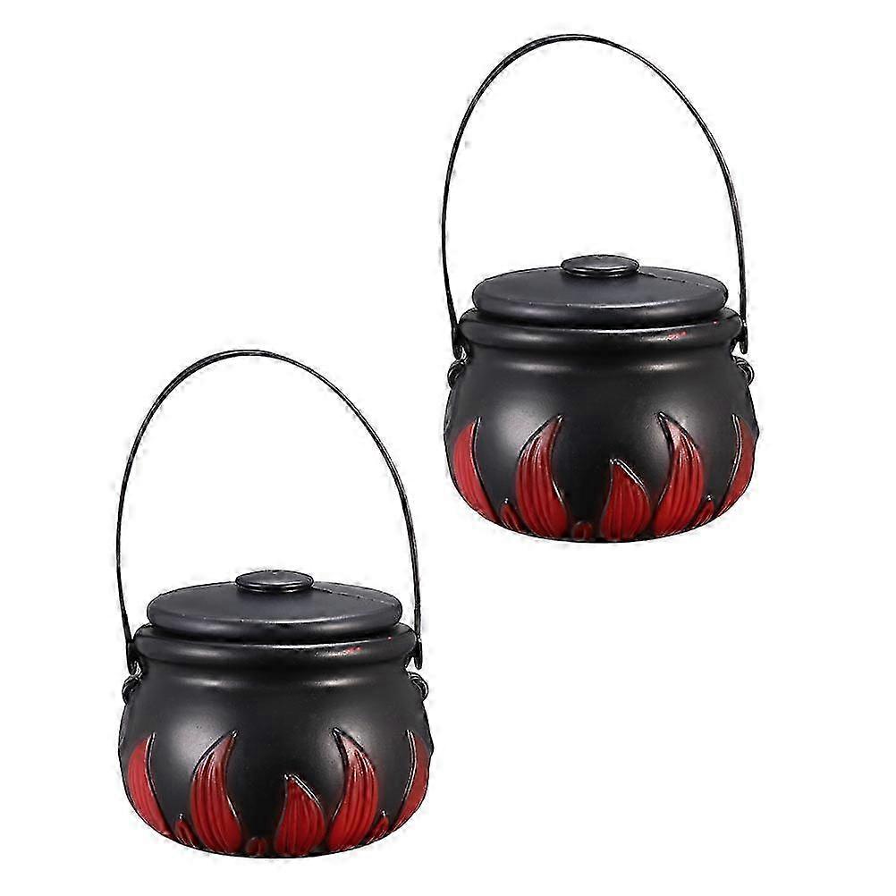 2Sets Halloween Candy Buckets Children Candy Storage Buckets