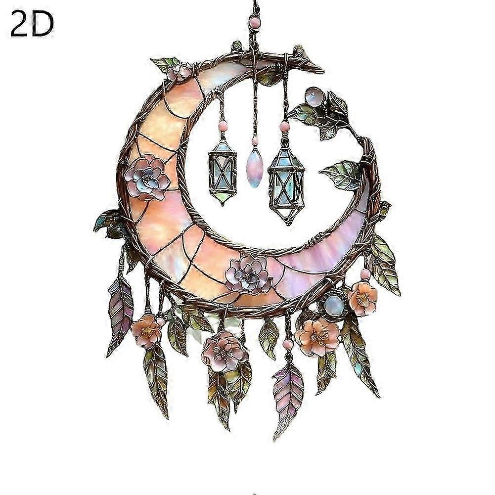 20cm Moon Acrylic Decor Piece