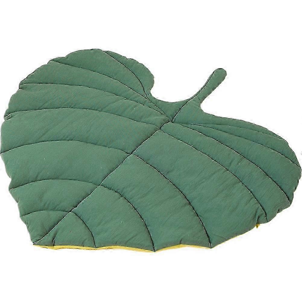 Leaf Shaped Reversible Pet Mat