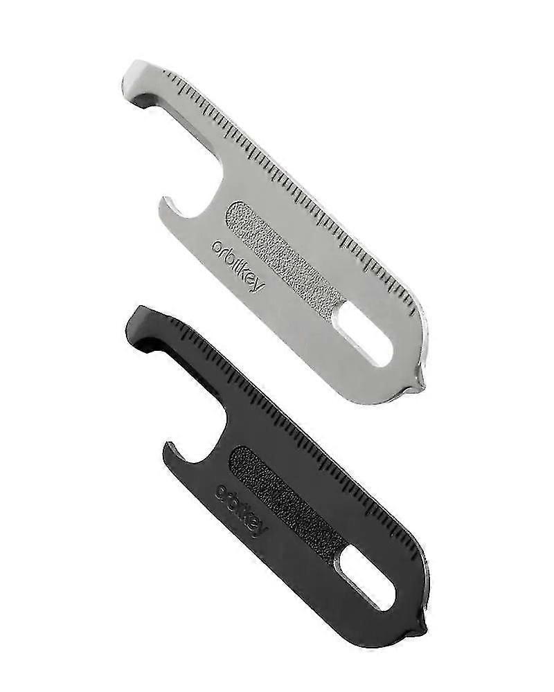 9-In-1 multi tool keyring - titanium / black