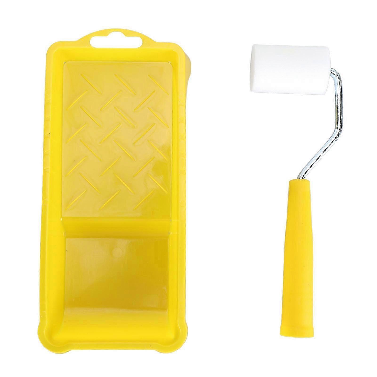 ABS Sponge Paint Roller Set With Tray