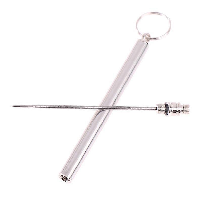 Integrated Titanium Alloy Portable Fruit Pick Multifunctional Metal Toothpick