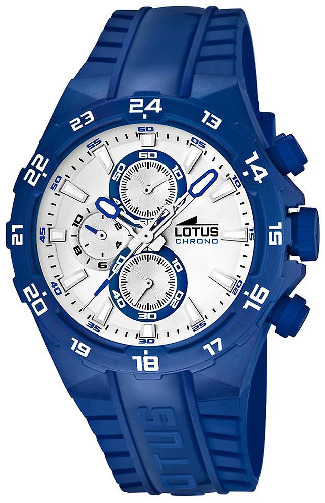 Lotus chrono watch for Unisex Analog Quartz with Silicone Bracelet L15800/B