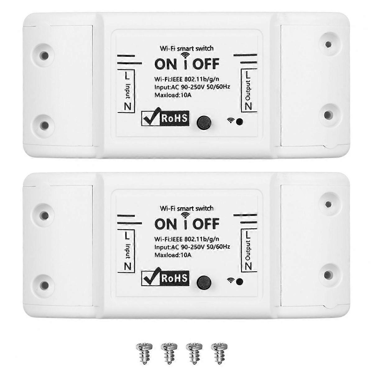 Universal WiFi Smart Switch Module With RF Remote Timer Voice Control