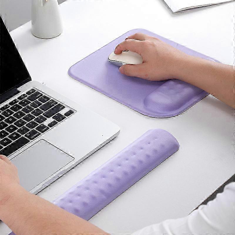 Solid-Colour Silicone Desk Pad Duo