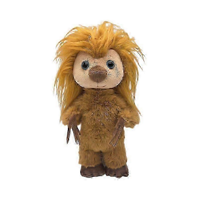 Embossed Plush Doll With Expressive Face