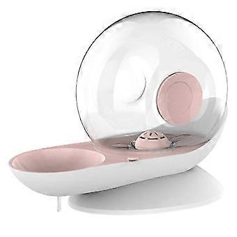 Cat Dog Water Fountain Snail Shaped Automatic Drinker compatible with Cats Pets Water Dispenser Filter Large Drinking Bowl Pink