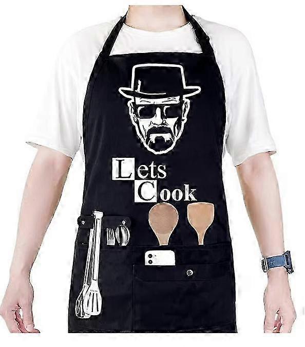 Waterproof Cotton Chef Apron Pockets