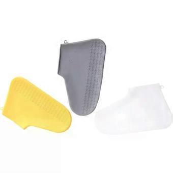 Rain Shoe Covers Anti Slip Portable Foldable Waterproof Gray