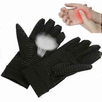 Volledige vinger artritishandschoen koperen infused compressiehandschoenen koperen artritis handschoenen antislip