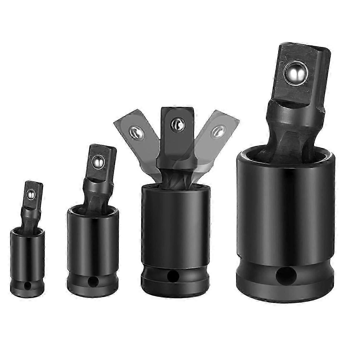 4-Pc Chrome-Moly Swivel Socket Set
