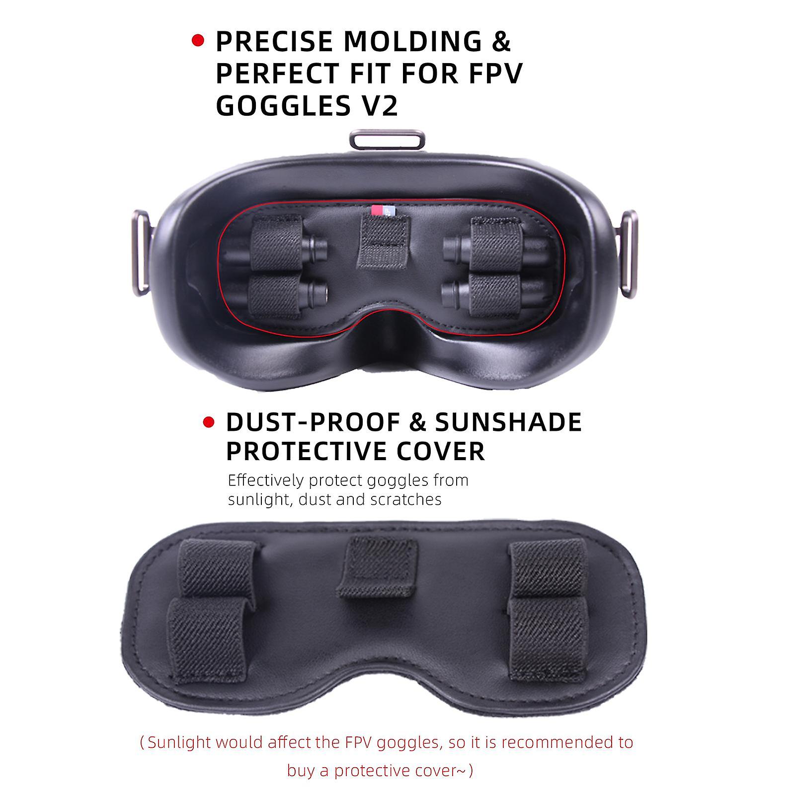Dustproof Antenna & SD Card Storage Cover Protector for DJI FPV Goggles V2