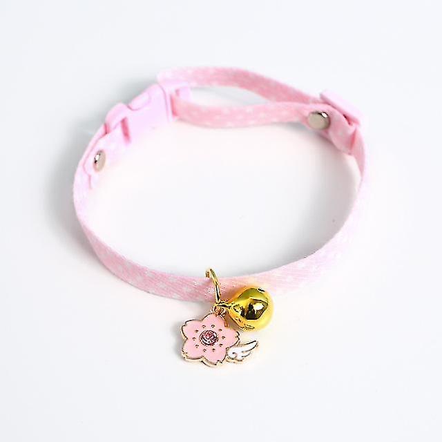 Collier pour chat avec pendentif, colliers pour chats réglables de sécurité Set L Taille