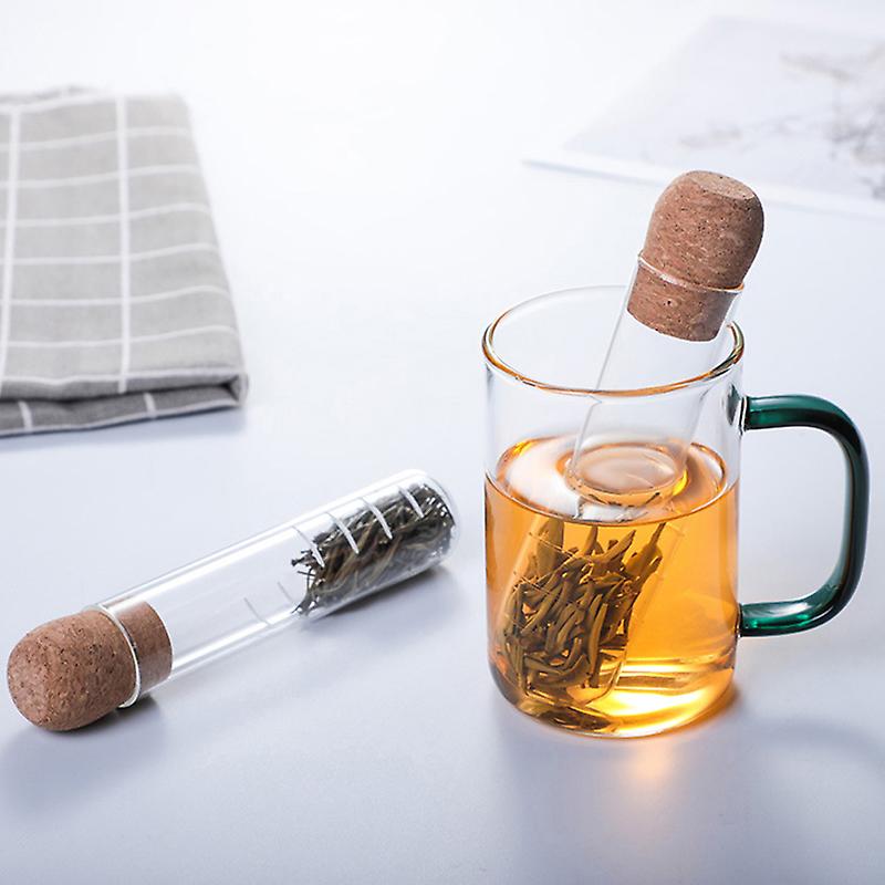 Glass Tea Infuser Creative Pipe Glass Design Tea Strainer For Mug Fancy Filter