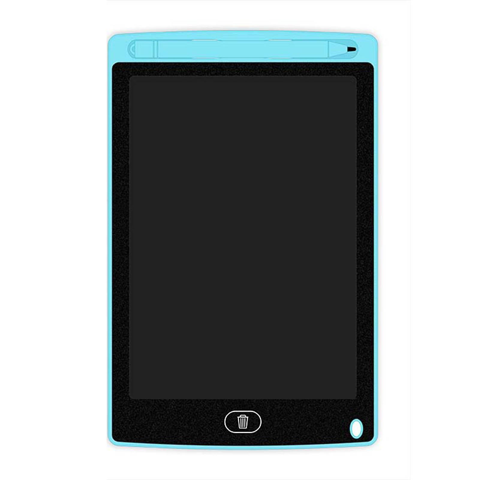 8.5in LCD Tablet for Kids Monochromatic Screen Rounded Corner Light Blue LCD Doodle Board Writing Pad for Home
