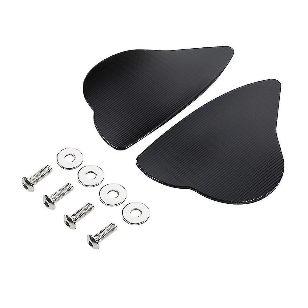 Motorcycle Mirror Hole Cover Plug Decorative Cap Mirror Driven Eliminators For Yzfr6 Yzf R6 2017-2021(black)
