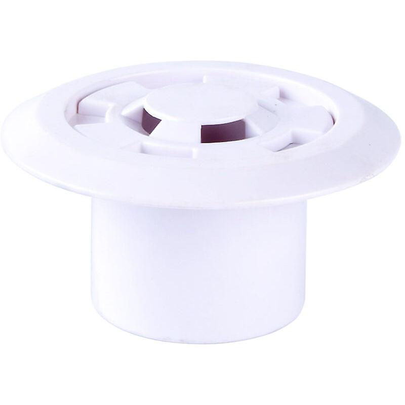 Swimming Pool Drain, Plastic Swimming Pool Water Overflow Outlet Inline Cleaning Port Pool Sewage Outlet Waste Drainer Pool Drain Accessory, Round, Ø4